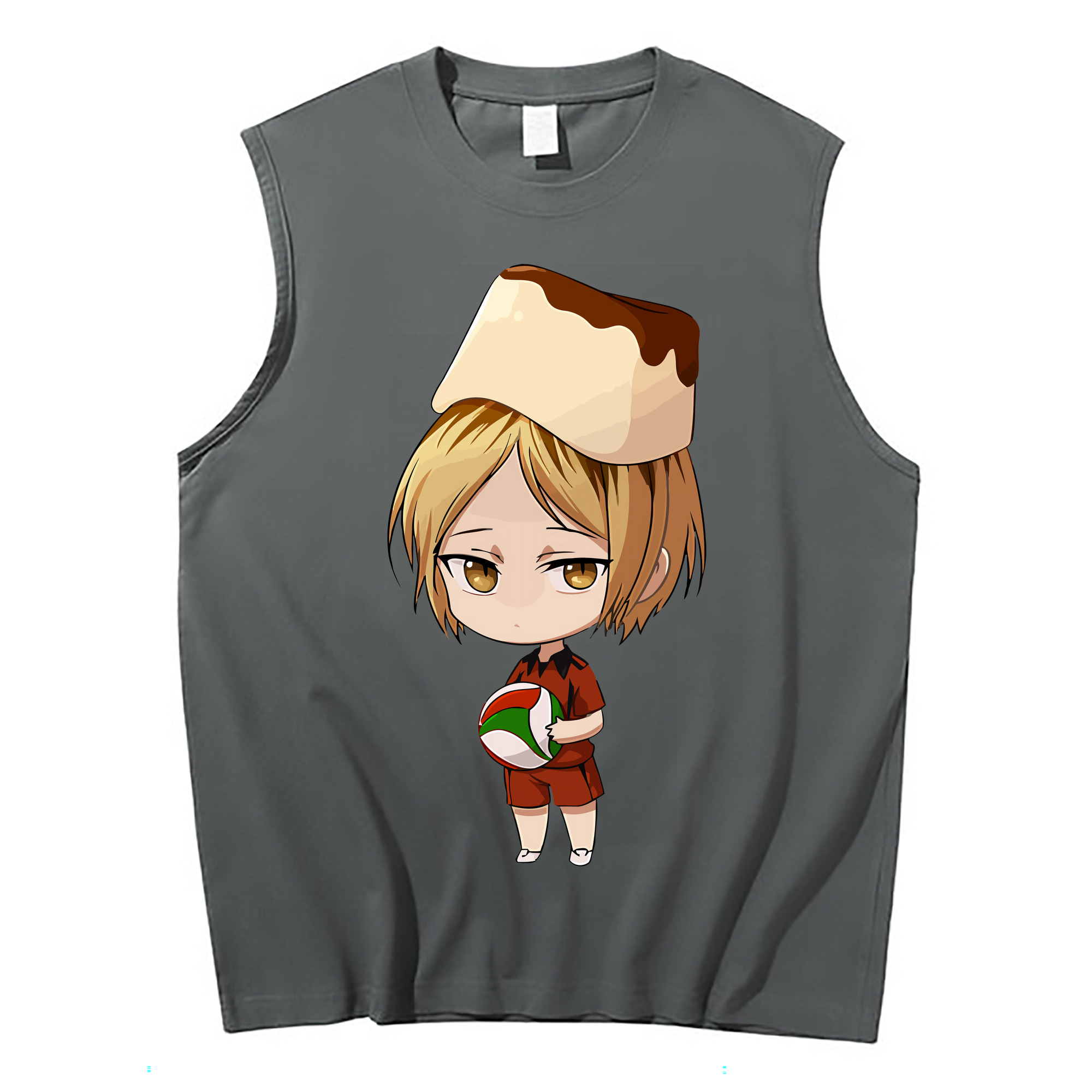 （画像用） ハイキュー!! Haikyu!! コットン100％タンクトップ（フロントプリント）
